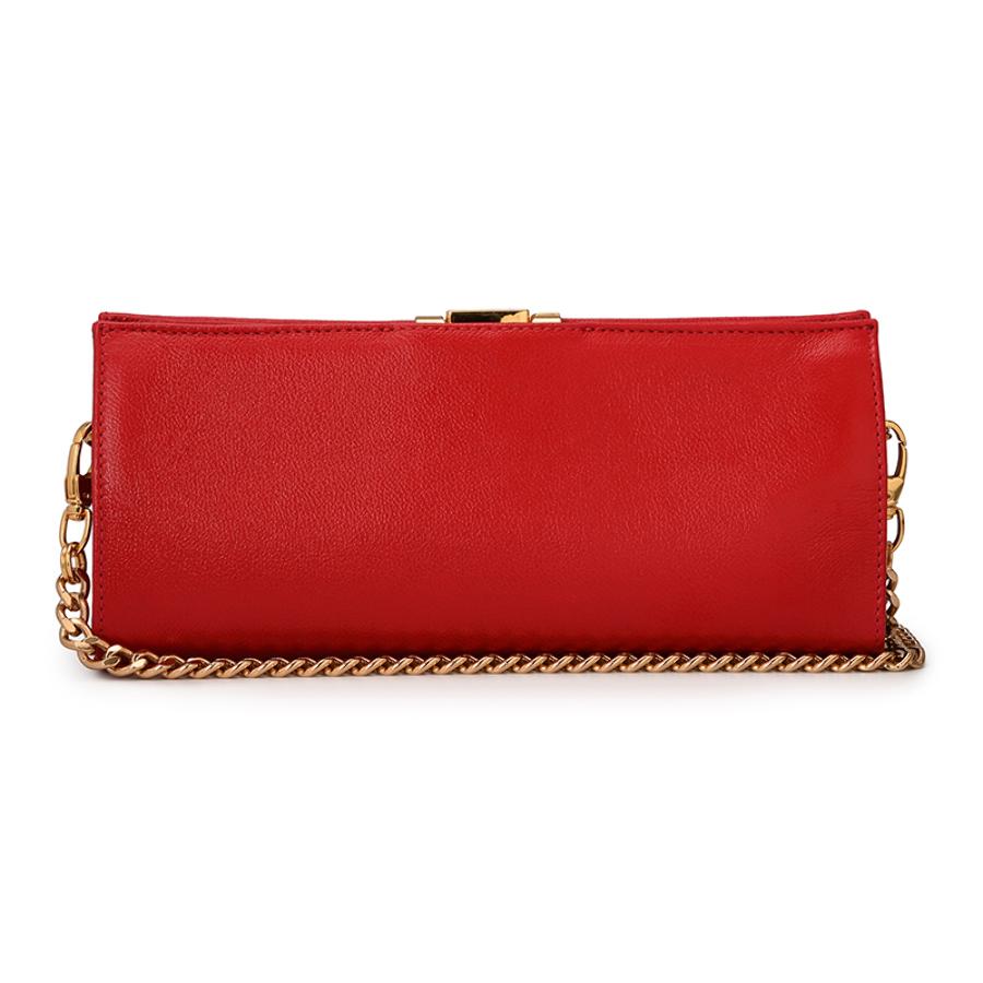Red Ruby Leather Crossbody Bag