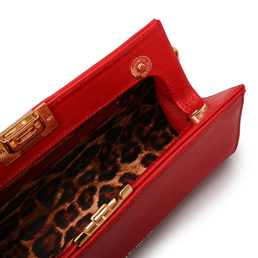Red Ruby Leather Crossbody Bag