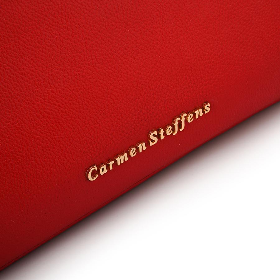 Red Ruby Leather Crossbody Bag