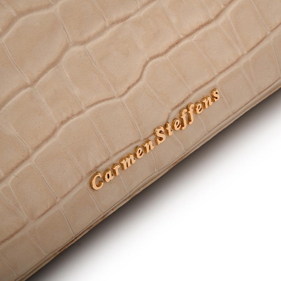 Off-white Croco Leather Crossbody Bag