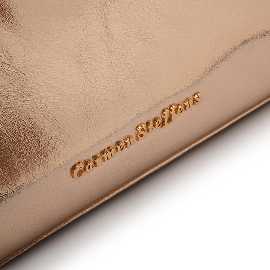 Gold Crossbody Bag Leather