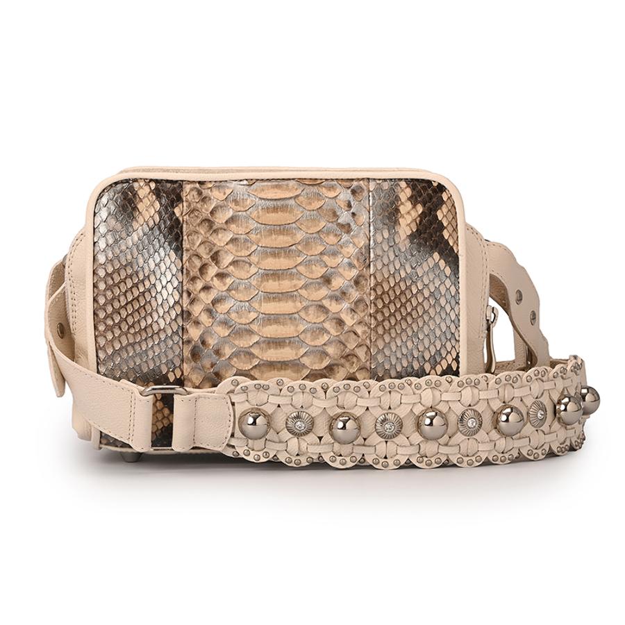 Silver Python Bag