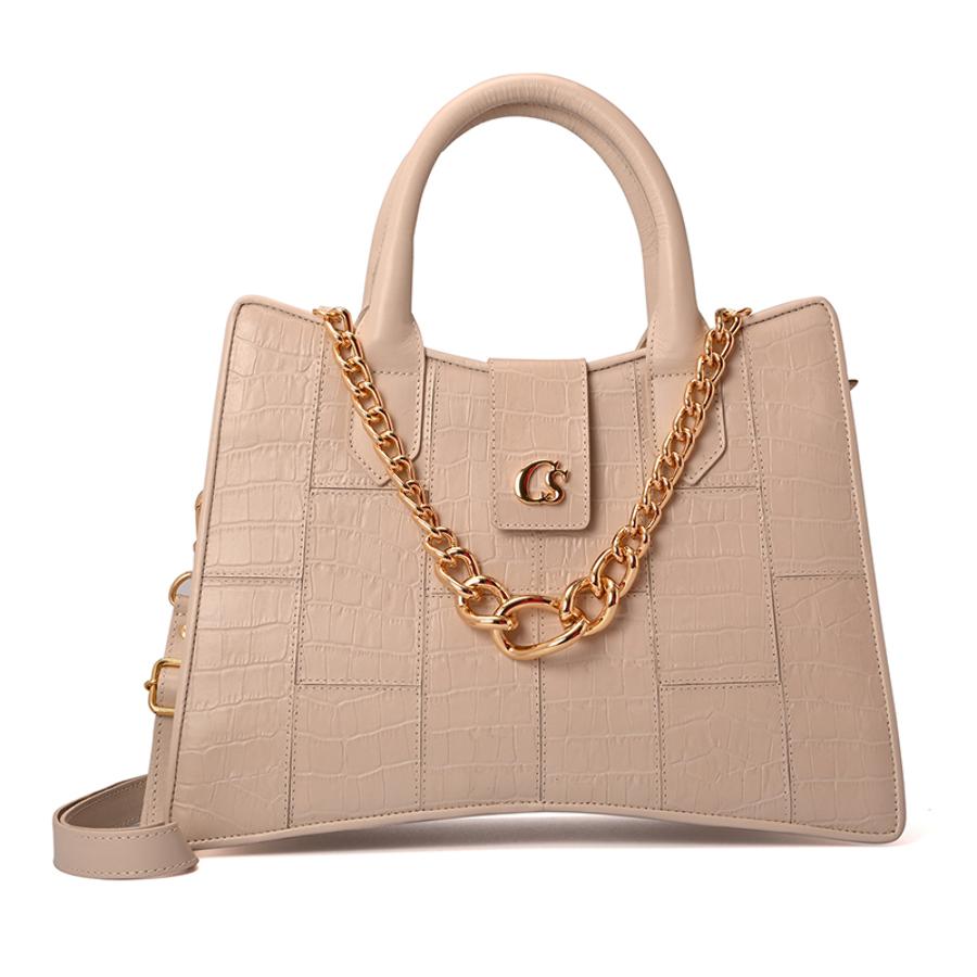 Structured Bag New Ice with Chain