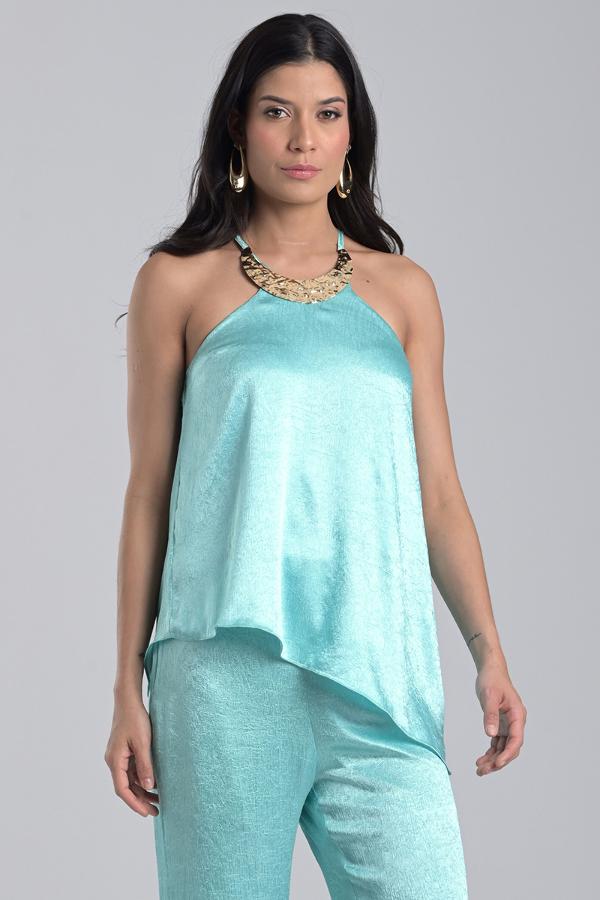 ASYMMETRIC GLOW BLOUSE