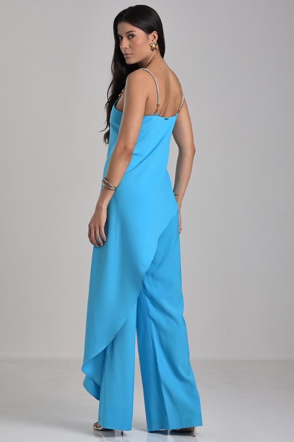 ASYMMETRIC BLOUSE WITH DISTINCTIVE STRAP