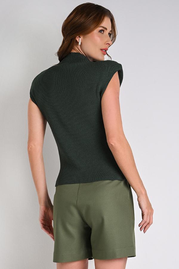 SHOULDER PAD BLOUSE