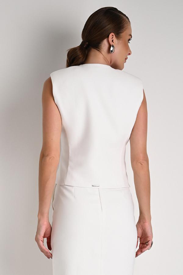 Luxury Off-White Vest