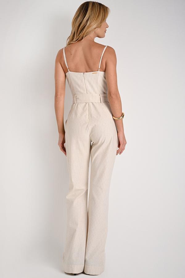 CROSSOVER FRONT JUMPSUIT