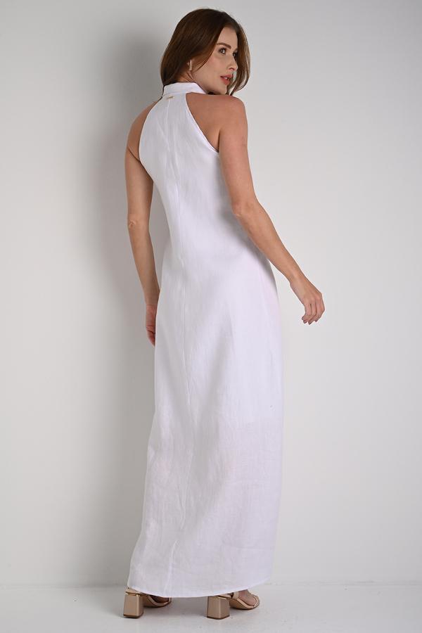HALTER NECK SHIRT DRESS