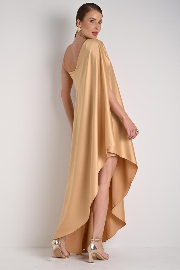 ASYMMETRICAL GLAM DRESS
